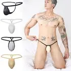 Cup Briefs Men Sponge Pad Mini G-string Underwear Swimwear Penis Enlarger Thong
