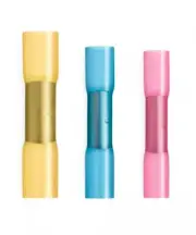 500/100x 22-10AWG Heat Shrink Butt Wire Splice Connectors Seal Crimp Terminals