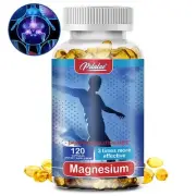 Magnesium Supplement - High Potency,Immune & Energy Boost,with Vitamins B6, D, E