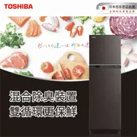 在飛比找蝦皮商城優惠-【TOSHIBA 東芝】262公升雙門變頻電冰箱銀河灰 GR