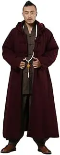 [ZanYing] Women Men Meditation Wool Coat Thickened Winter Fleece Cloak