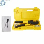 Hydraulic Wire Crimper w/ 10 Ton 8 Dies Battery Cable Lug Terminal Crimping Tool