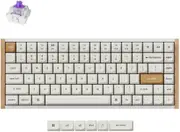 Keychron K2 HE Wireless Special Edition Side Wood White Frame Custom Keyboard - Nebula Magnetic Switch [KBKCK2HQ1]