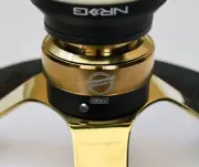 NRG SHORT HUB QUICK RELEASE STEERING WHEEL GDCG FOR PORSCHE CAYMAN BOXSTER