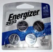 Energizer CR2032 3V Lithium Coin Cell Batteries - 4 Count