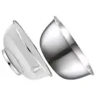 2pcs Stainless Steel Mesh Colander Kitchen Metal Basin Fine Mesh Strainer
