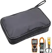 Soft Multimeter Case - Compact Storage Case,Smooth Zipper, Thick Strap, Dust-Proof Organizer, Utility Pouch for Electrical Test Kit
