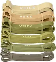 VEICK Resistance Band Set, Workout Tension Bands, Exercise Fitness Bands ,Body Stretch Bands,Pull Up Assist Bands, for Training, Strength, Weighted Gyms, Mobility Home Fitness