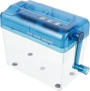 Operitacx 1pc Mini Hand Shredder Desktop Manual Shredder Documents Paper Cutting Tool