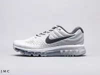 在飛比找Yahoo!奇摩拍賣優惠-NIKE AIR MAX 2017 氣墊 黑灰白 運動慢跑鞋