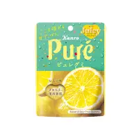 在飛比找Yahoo奇摩購物中心優惠-甘樂 Kanro Pure鮮果實軟糖-檸檬 (56g)