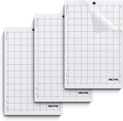 Standardgrip Cutting Mat for Silhouette Portrait(8X12 Inch 3 Mats) Standard Adhe