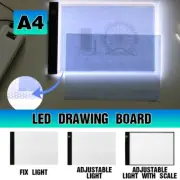 A4 LED Light Box Tracing Drawing Board Art Design Pad Copy Lightbox Day & Li