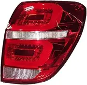 Car Accessories Animation Trailer Compatible for Captiva 2006-2018 Lights Tail Lamp Rear DRL Signal Automotive Plug And Play(Tail Light Red 2PCS)