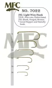 Montana Fly Company (MFC) Fly Tying Hooks: 7022 Series