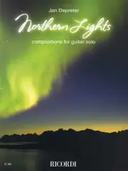 Jan Depreter Northern Lights for Classical Guitar Concert Sheet Music Book