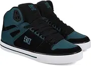 [DC] Shoes Men's Pure High Top Wc Skate Shoe, Dark Teal/Black, 13