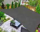 Sun Shade Sail Rectangle 10' X 13' UV Block Canopy Patio Backyard Lawn Garden O
