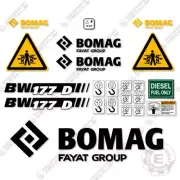 Fits Bomag BW177D Decal Kit Soil Compactor Roller - 3M Vinyl!
