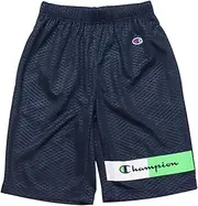 [Champion] CK-BS505 Kids' Quick Dry Script Logo Shorts, School Boys