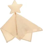 Abaodam Security Blanket Baby Snuggle Blanket Newborn Comforting Towel Chewable Toy Star and Mo