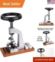Bench Watch Opener ， Watch Case Back Opener and Closer，with Metal Base 12 Chu...