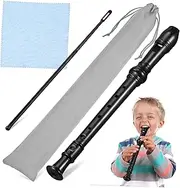 ULDIGI 1Set Recorder Flute for Beginners Includes Cleaning Rod Cloth Storage Bag Stylish Design with English Music Musical Instrument for Adults