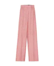 Checkered casual pants FR38,FR40 Pink