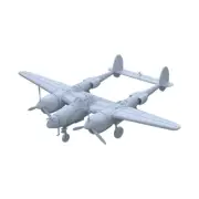 Yao's Studio LYR400234 1/400 Military Model Kit US P-38L-5-LO Lightning Fighter