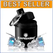 Reusable Noise Reduction Earplugs with Waterproof Case for Musicians & Festivals