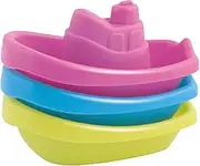 Water Play Toys - Boat Toys for Bath, Educational Bath Toys | Colorful Boat Toys Kids Enjoy in Water, Non Toxic Floating Toys Making Bath Time Fun, Durable Water Play Boat Toys for Children