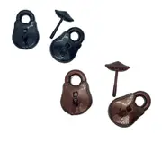 [Tabletop Tycoon] PolyHero Rogue d20 Lock and Pick Set - Cold Iron