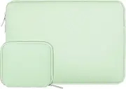 MOSISO Laptop Case 13 inch, 13 inch Laptop Sleeve Bag Compatible with MacBook Air 13 M4 M3 M2 M1 2025-2018 / Pro 13 M2 M1 2025-2016, Neoprene Computer Sleeve Bag with Small Case, Honeydew Green
