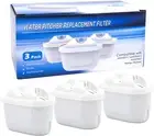 3 Pack Water Filter All Brita Maxtra,Maxtra+,Mavea Jug Refills Replacement Cart