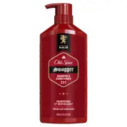 Old Spice Swagger Men's 2 in 1 Shampoo & Conditioner, All Hair Types, 21.9 fl oz