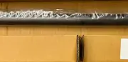 West Elm Oversized Metal Curtain Rod and Finials Dark Bronze 48-88 In