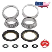 Water-Resistant Steering Stem Bearing Seal Kit for Kawasaki & Suzuki Bikes