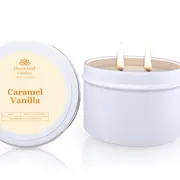 Caramel Vanilla Soy Candle Tin 165g