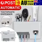 Mount Toothbrush Holder Set Automatic Toothpaste Dispenser