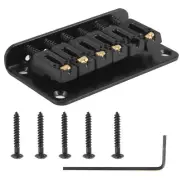 Hardtail Guitar Bridge Body Through for 6 String Electric Parts T6D51843