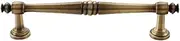 [AIMALL] 4 Sizes Brass Handles Vintage Cabinet Drawer Pulls for Wardrobe Door Furniture, Antique Brushed Finish, Single Hole, 96mm, 128mm, 192mm, 57mm, 128mm, 157mm, 223mm