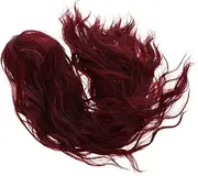 LOORGVEL Long Wavy Ponytail Extension for Women Clip Curly Hairpiece Versatile Human Hair Wig Soft Fashionable Design for Any Occasion Natural Looking High Ponytail Decor