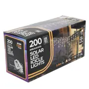 Solar Icicle Lights - Warm