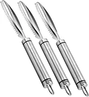 Outanaya Durable Stainless Steel Lung Scraper Tool 3pcs for Chicken Turkey Processing Equipment