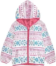 [Caihoyu] Boys Sherpa Jacket Toddler Zip Up Hoodie Toddler Girl Fleece Jacket