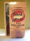 PROFESSIONAL STEAK HOUSE BRAND 4 PIECE STEAK KNIFE SET NEW