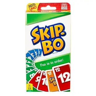 大安殿實體店面 Skip-Bo Card Game 接龍遊戲卡 Mattel 正版益智桌上遊戲