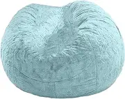 Bean Bag Chair Cushion Practical King Size Bean Bag Chair Cover Flexible Bean Bag Chair Cover Home Goods (Without Filler) (Color : Sky 150x75cm)