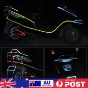 8m Adhesive Tape Luminous Bike Stickers for Motorcycle Decoration (Red)