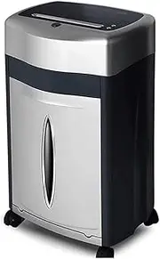 SHTFFW Shredders, 21-Sheet 60 Minutes Continuous Paper Shredder with Pullout Basket Wheel, Professional Grade High Security Shredders, 33L
